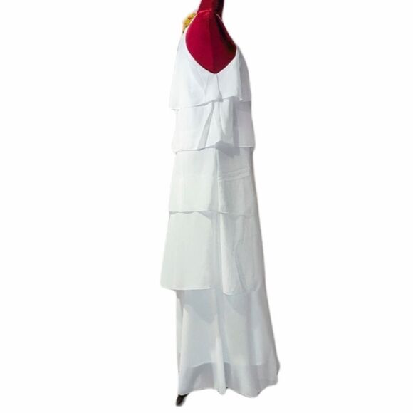 NWT Altar'd State White "Make It Happen" Tiered/Layered Maxi Dress Size Small - Picture 5 of 8